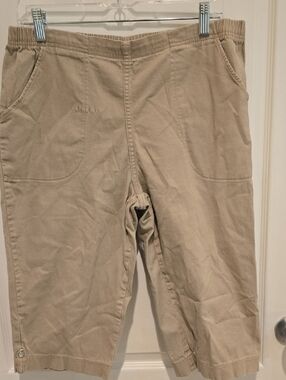 Women's Casual Stretch Cotton Drawstring Pants — Tan
